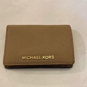 Michael Kors Jet Set Slim Saffiano Leather Wallet